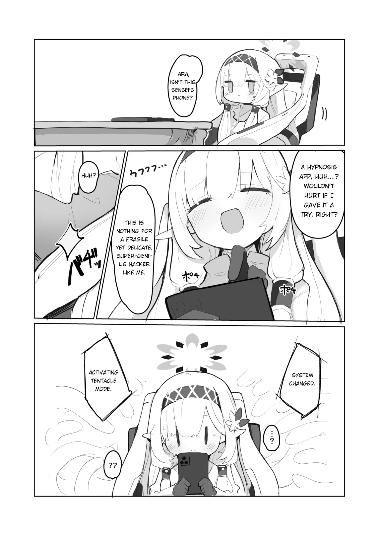 Hentai Manga Comic-A book about Veritas being hypnotized-Read-14